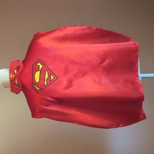 DC Comics Red and Yellow Superhero Cape and Mask Halloween Costume Set
